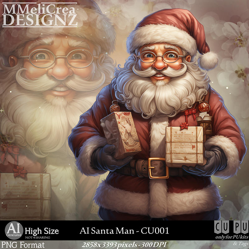 (image for) AI - SANTA MAN CU001 (CU4PU/PNG)
